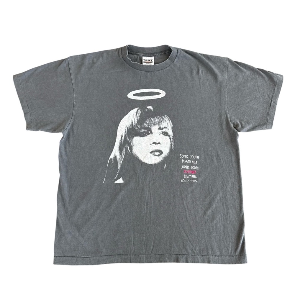 Sonic Youth Disappearer Band Tee Kim Gordon Faded Size XL REPRINT